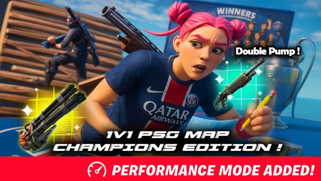 1V1 PSG MAP BUILD FIGHT | UCL Trophy