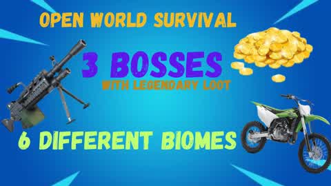 #1 Open World Survival - 6 Biomes 3 Boss