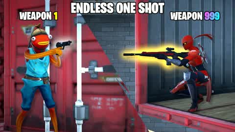 One Shot Gungame: The Container Pit