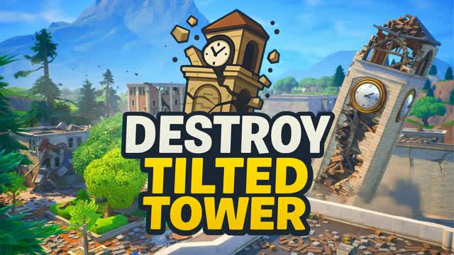 DESTROY TILTED TOWERS