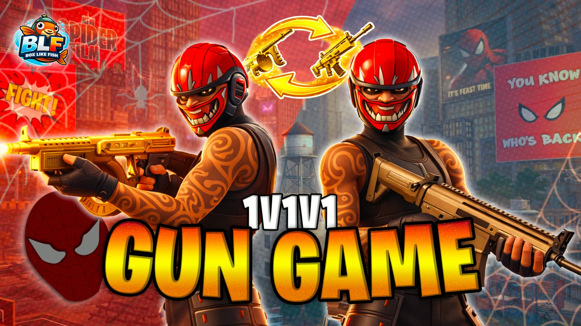 🕷️ガンゲームスパイダー🕸️🔫
