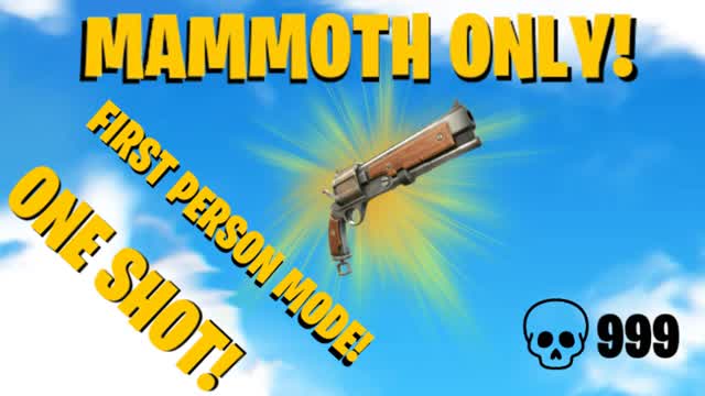 FIRST PERSON MAMMOTH PISTOL FFA!
