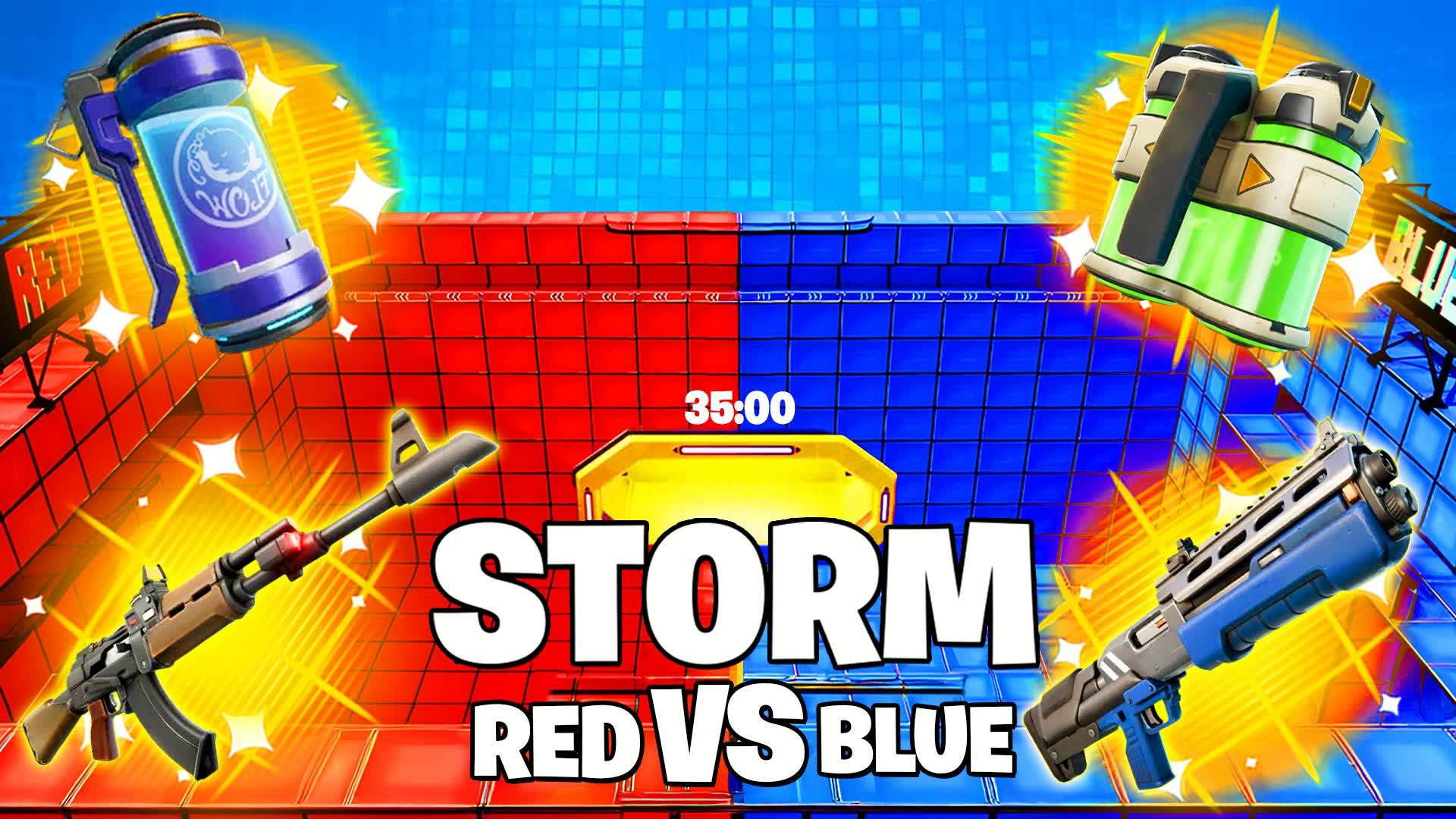 STORM RED VS BLUE 🔴🔵