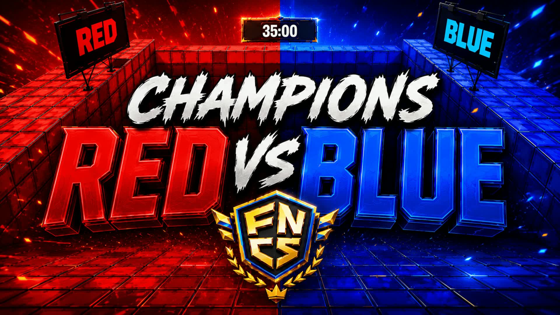 Crazy Champion's Red vs Blue