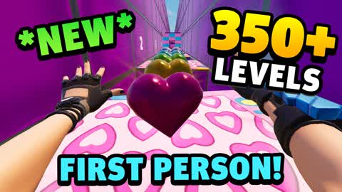 💖VALENTINE FIRST PERSON PARKOUR 350+💖