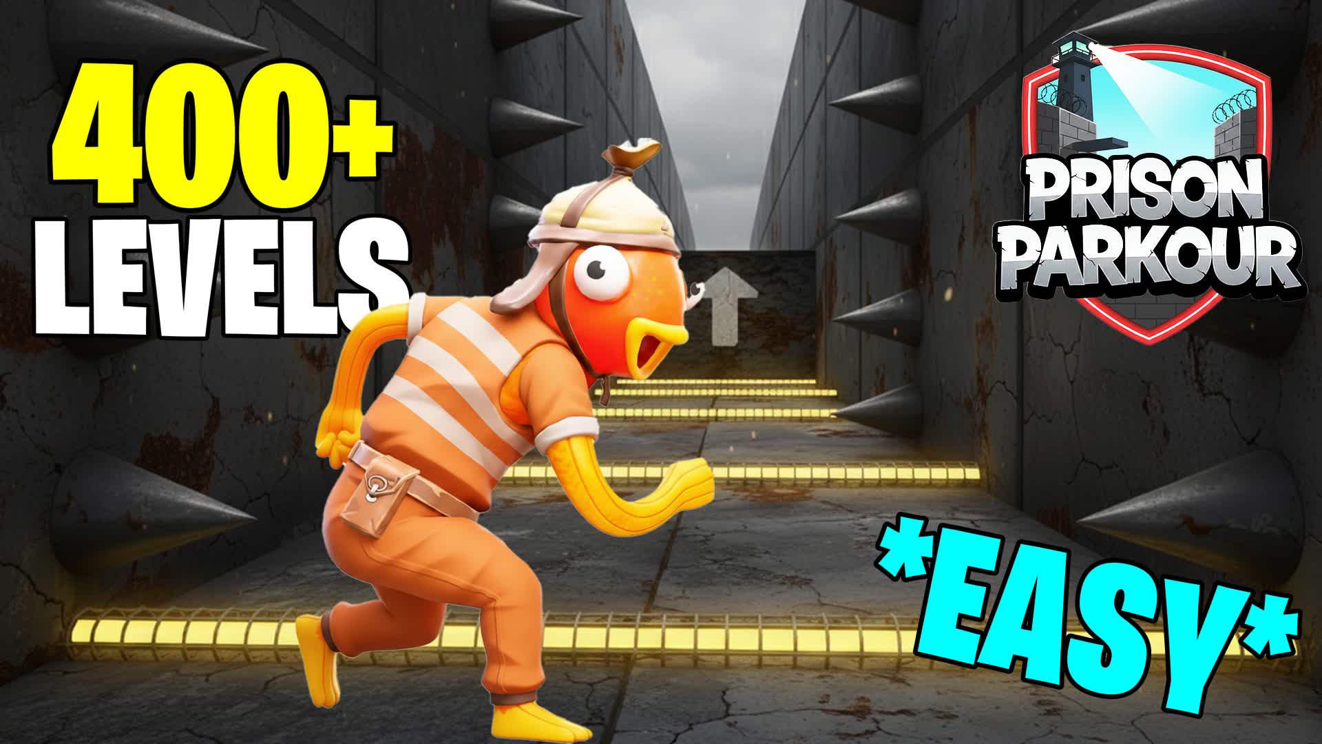 PRISON PARKOUR 400 LEVEL EASY ⭐ 🔥