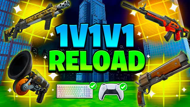 SUPER MEGA 1V1V1 RELOAD REALISTICS FFA