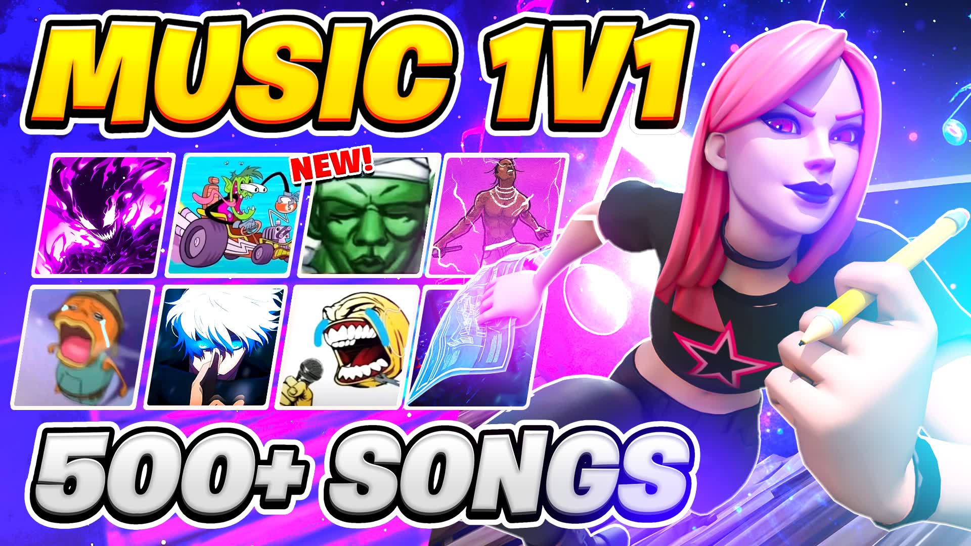 🏆BEST MUSIC 1v1🎵 [500+ SONGS] PARTY