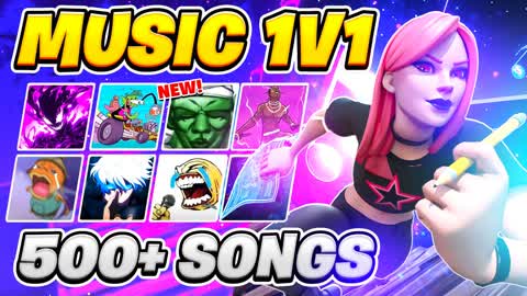 🏆BEST MUSIC 1v1🎵 [500+ SONGS] PARTY