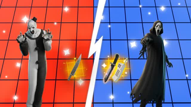 Ghostface & Terrifier Red vs Blue 🔴🔵