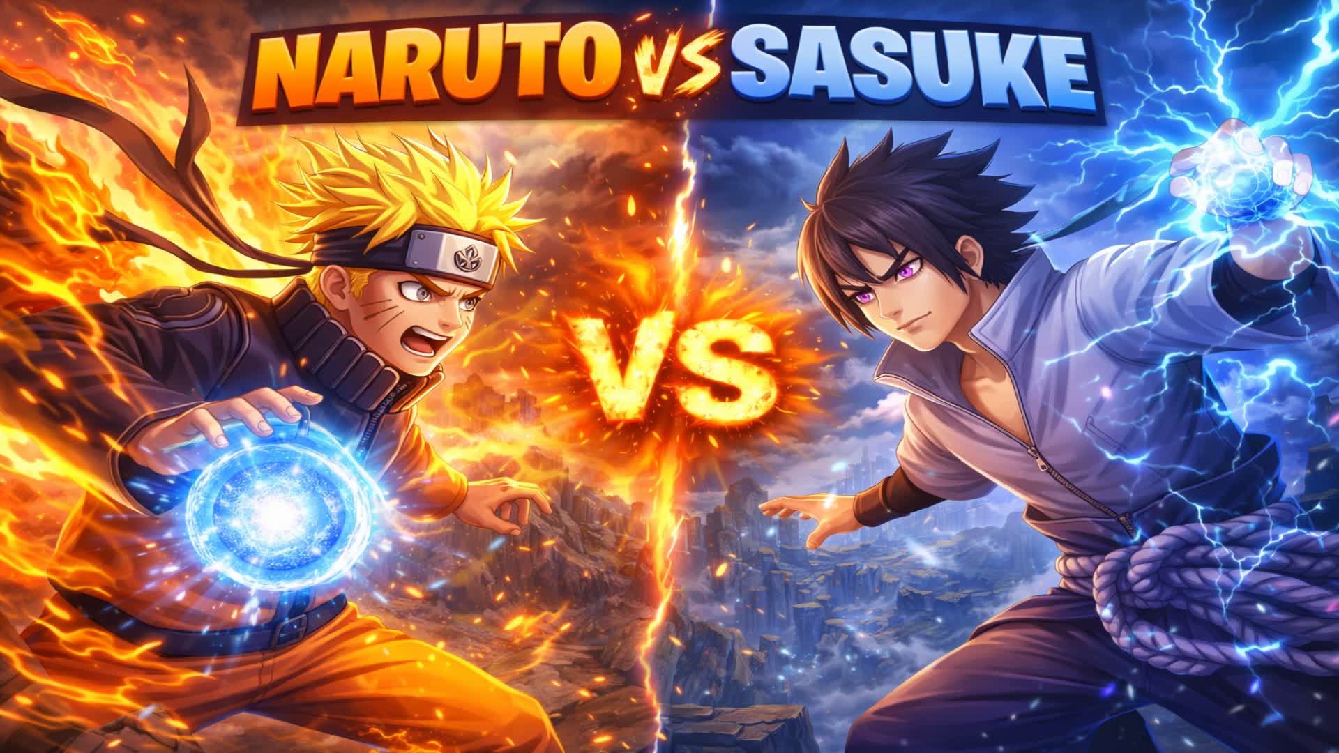 🌌NARUTO VS ⚡SASUKE: SHINOBI SHOWDOWN!