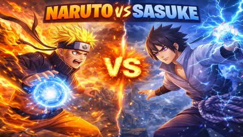 🌌NARUTO VS ⚡SASUKE :SHINOBI SHOWDOWN!