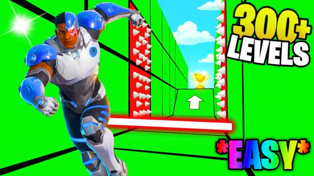 SPEED PARKOUR DEATHRUN 300+[EASY]⭐️