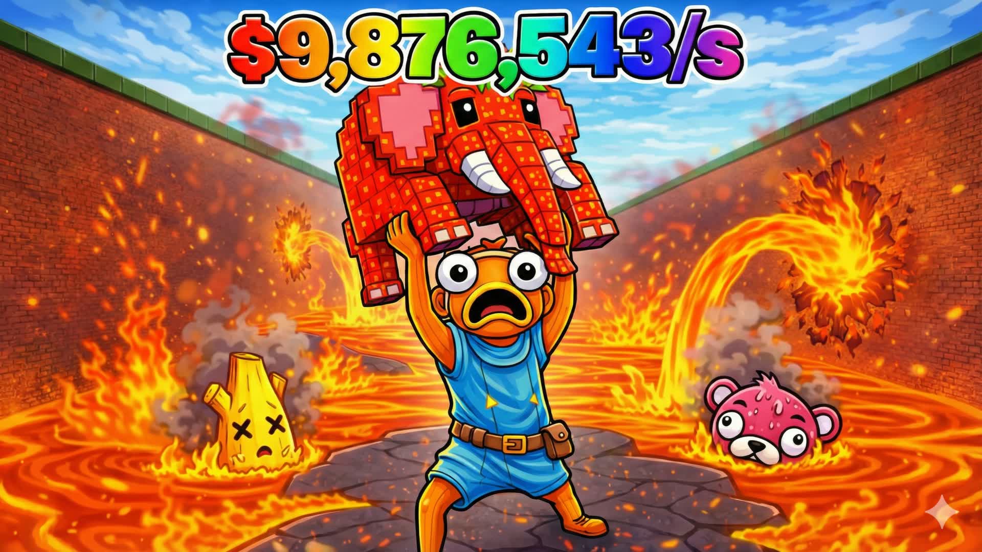 SURVIVE LAVA FOR BRAINROT
