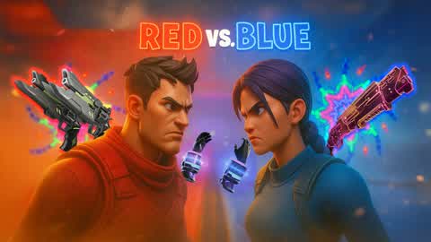 Red vs Blue 🔴🔵 Neon Clash