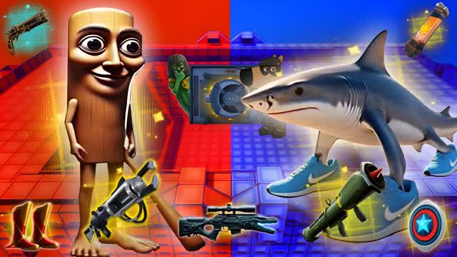 TUNG VS TRALALERO ARMORED RED VS BLUE