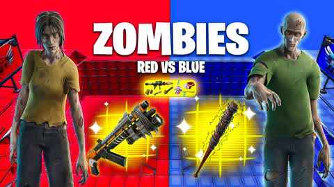🧟THE ZOMBIES RED VS BLUE🔴🔵