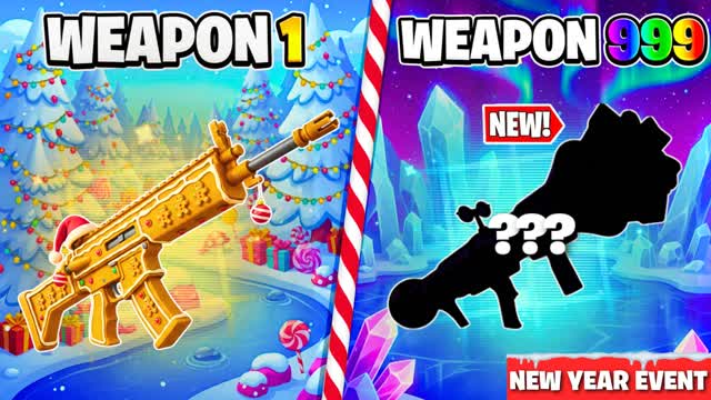 🎄CHRISTMAS GUN GAME🎄ONE SHOT WITH BOTS