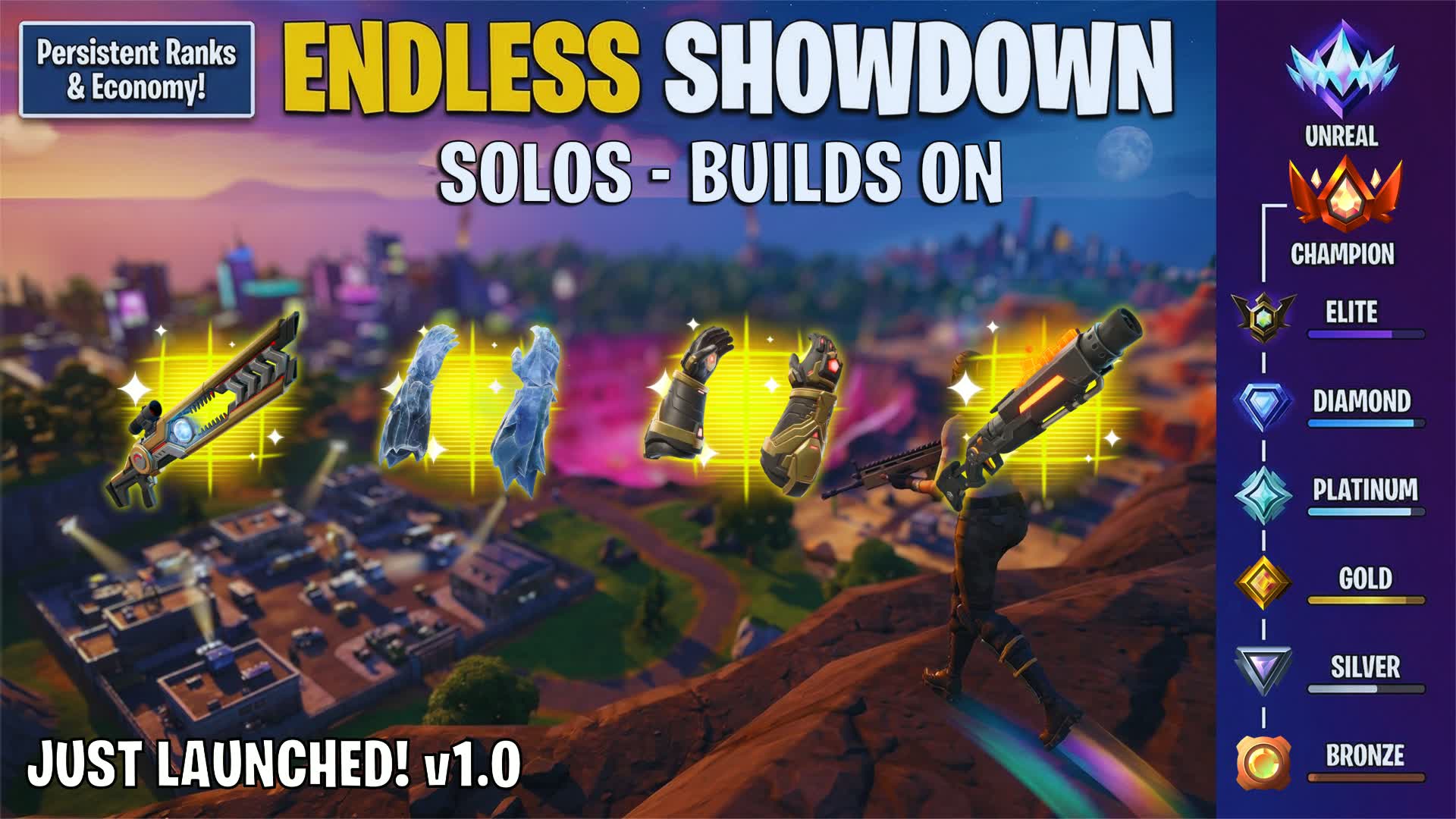 🏆 エンドレスの対決: ソロ - ビルドあり