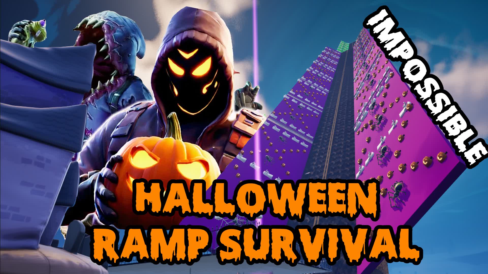 🎃 HALLOWEEN RAMP SURVIVAL 🎃 799340039849 by tr0xy Fortnite Creative