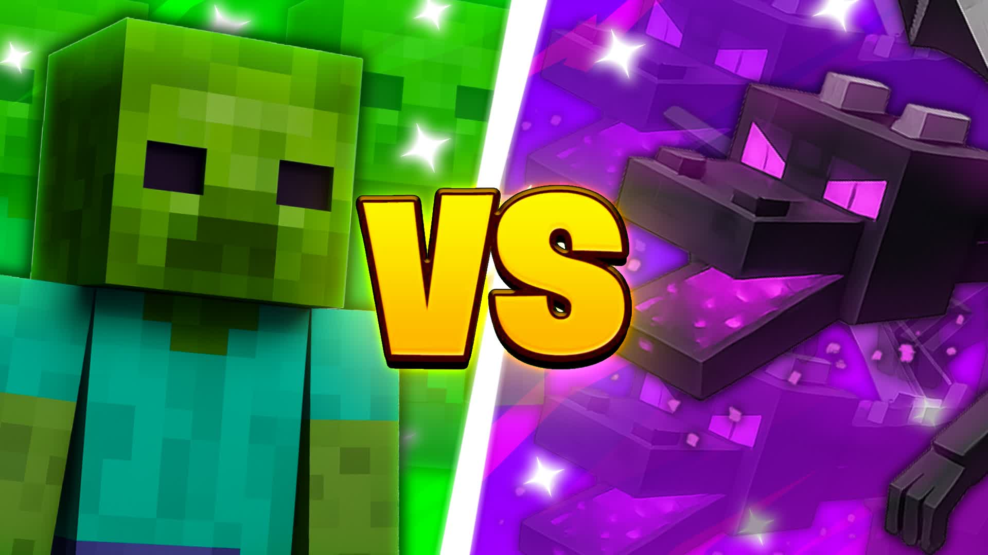 💜ENDER DRAGON VS ZOMBIE💚