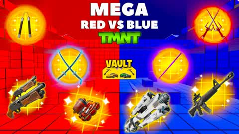 MEGA TMNT RED VS BLUE 🔴🔵