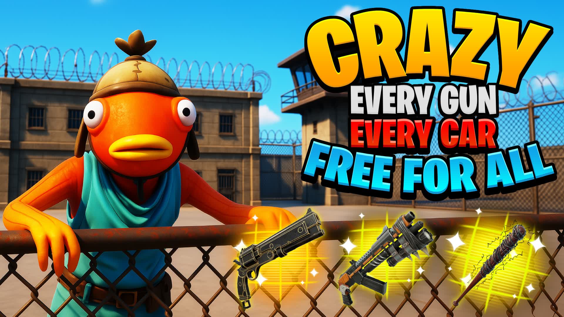 CRAZY TWDU ALL GUNS (ALL CARS)