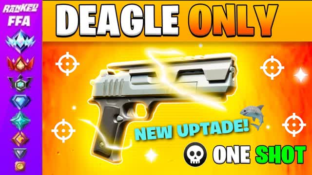 RANKED DEAGLE ONLY 🔫 ONE SHOT 🎯