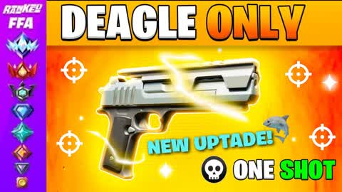RANKED DEAGLE ONLY 🔫 ONE SHOT 🎯
