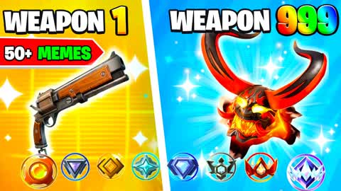 ⭐ CRINGE GUN GAME 🥳 ONE SHOT 🎯