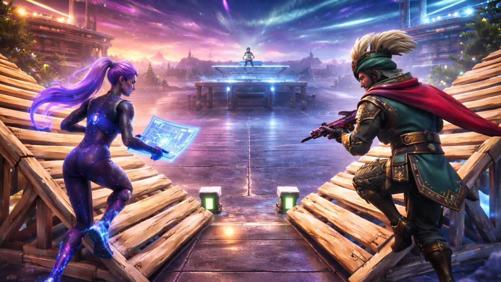 1v1 Build fights 1v1v1v1 1v1