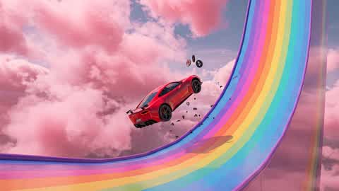 MEGA RAMP RAINBOW CHALLENGE 🌈