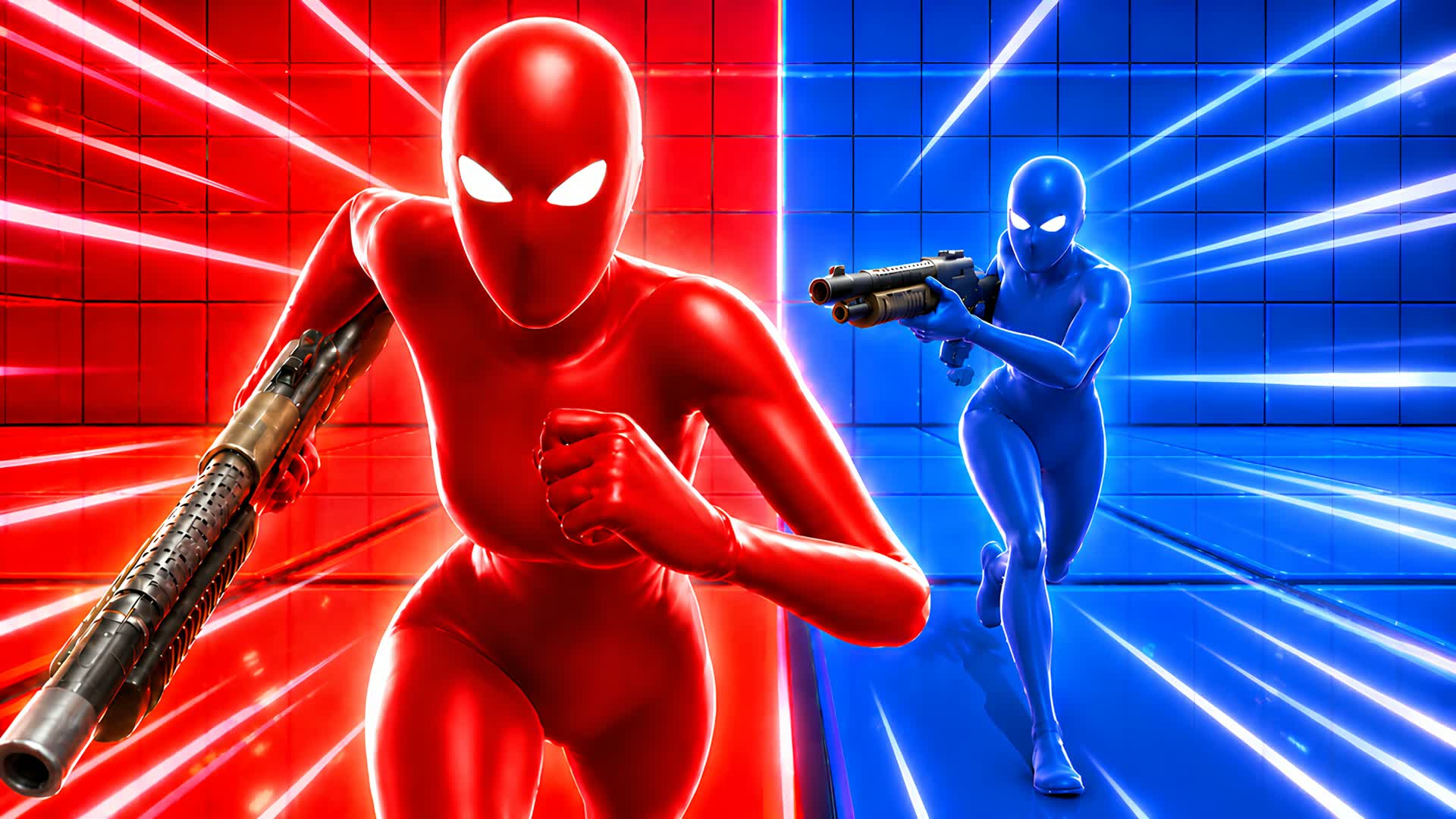 ペディ レッド対ブルー 🔴🔵