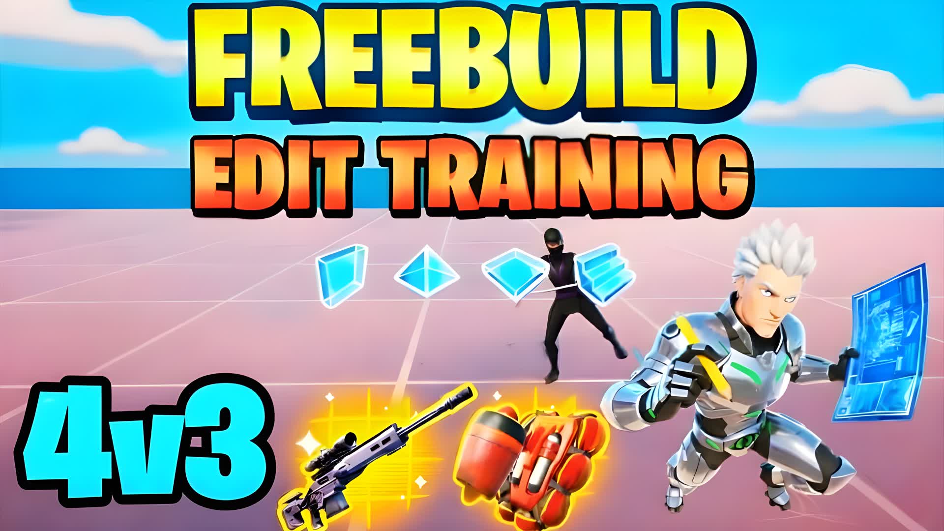 FREEBUILD EDIT TRAINING 4V3 ✅ TOKA