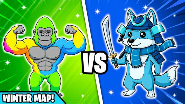 Wolf vs KingKongg🔴🔵