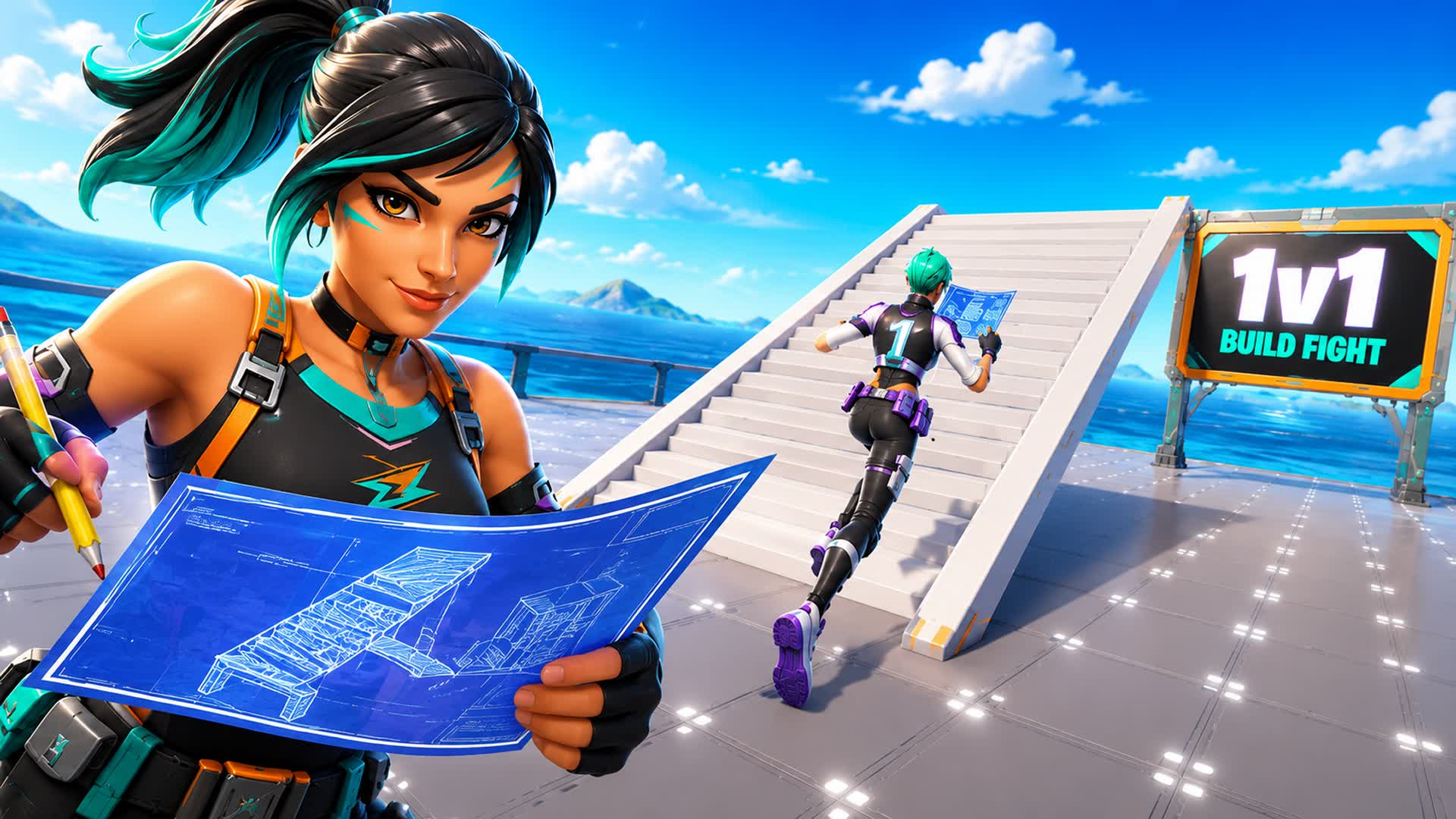 Rapid 1v1 Build Fights