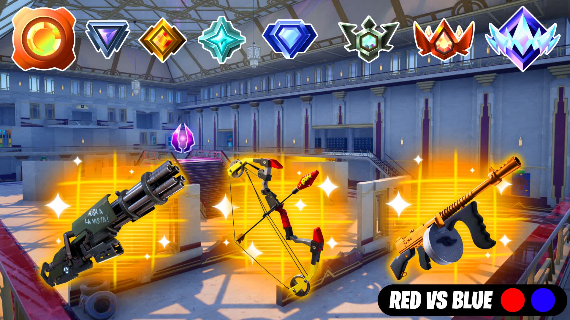 RED VS BLUE 🔴🔵 HOTEL TEAM DEATHMATCH