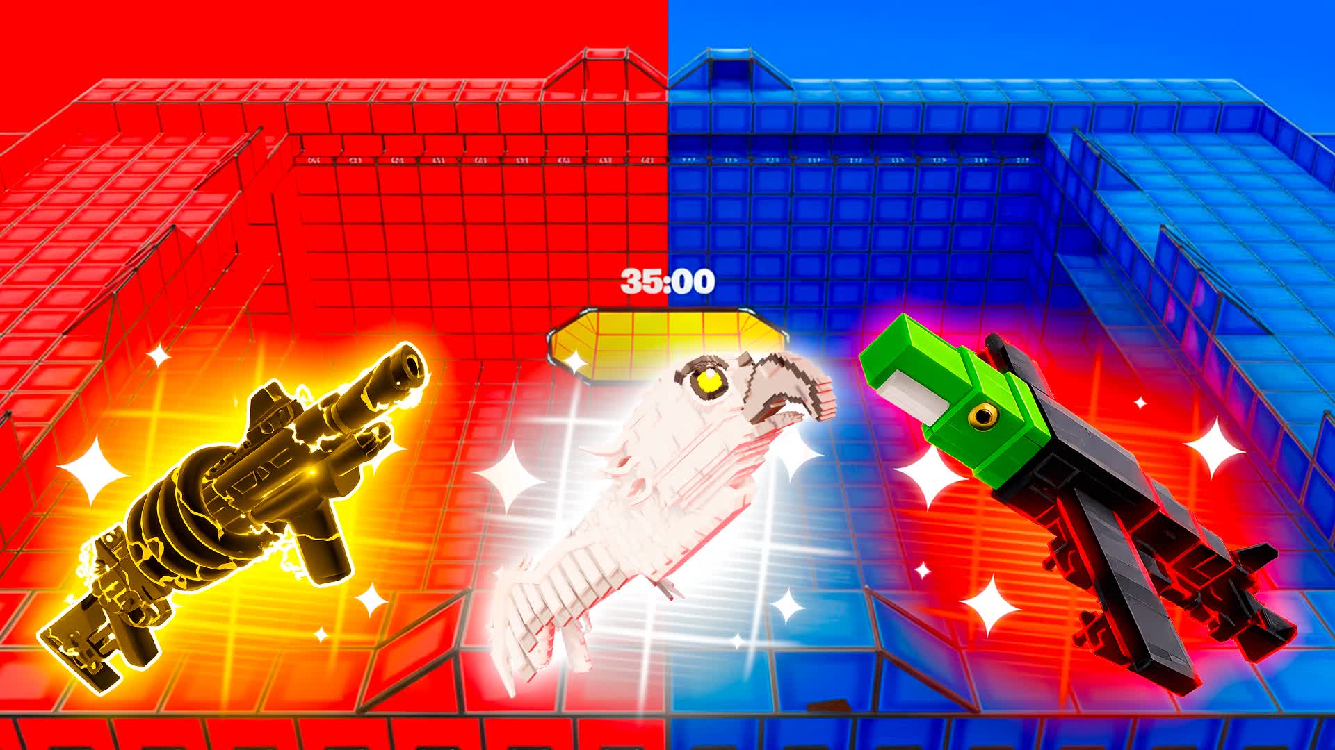 SUPER MEGA RED VS BLUE 🔴🔵