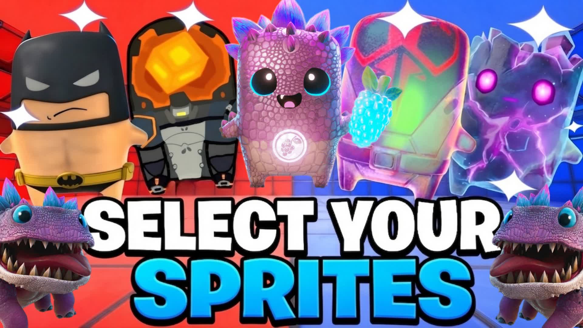 SELECT YOUR SPRITES [RED VS BLUE] 🔴🔵