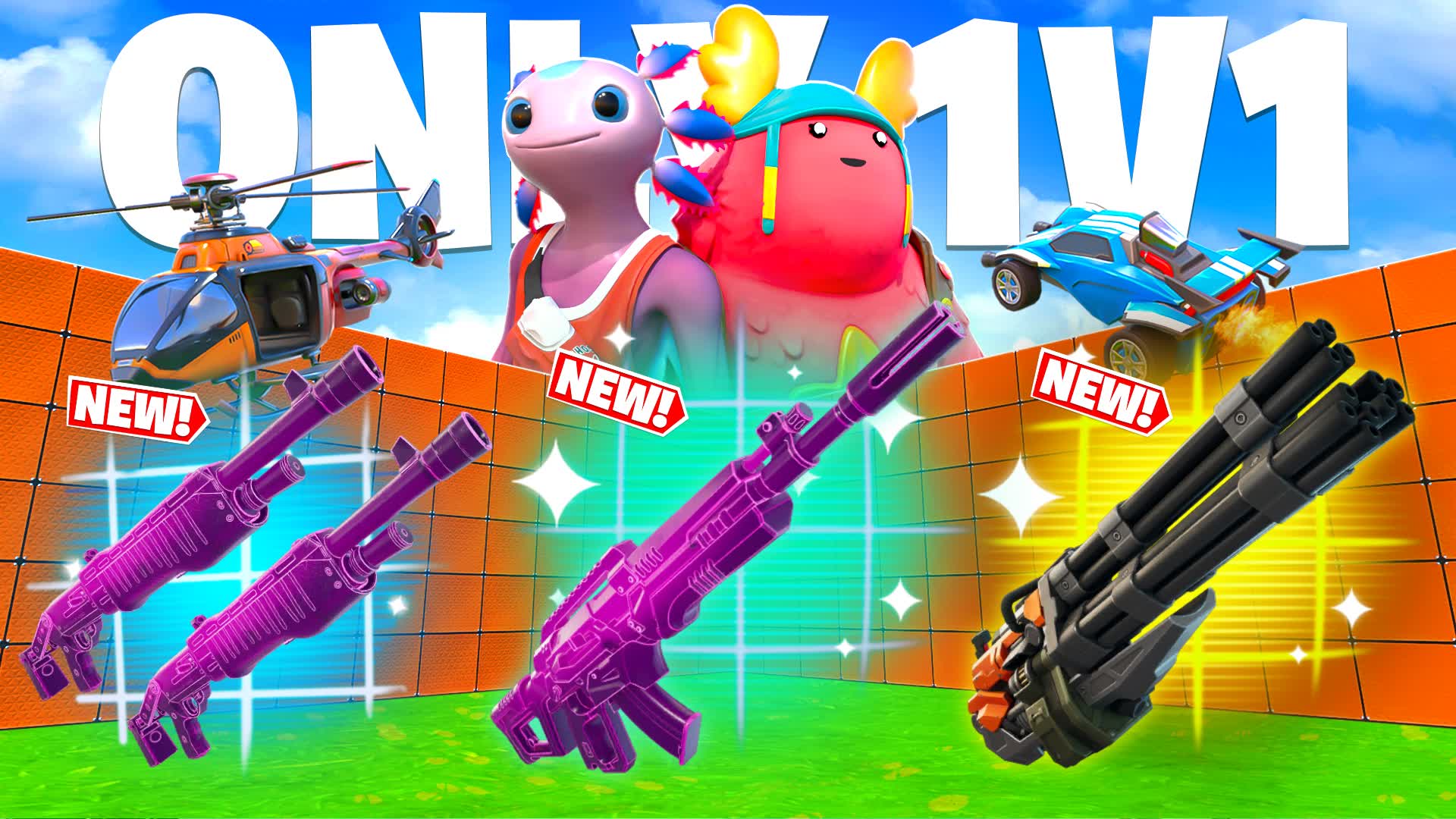 Only 1v1 FFA - ALL GUNS & CARS