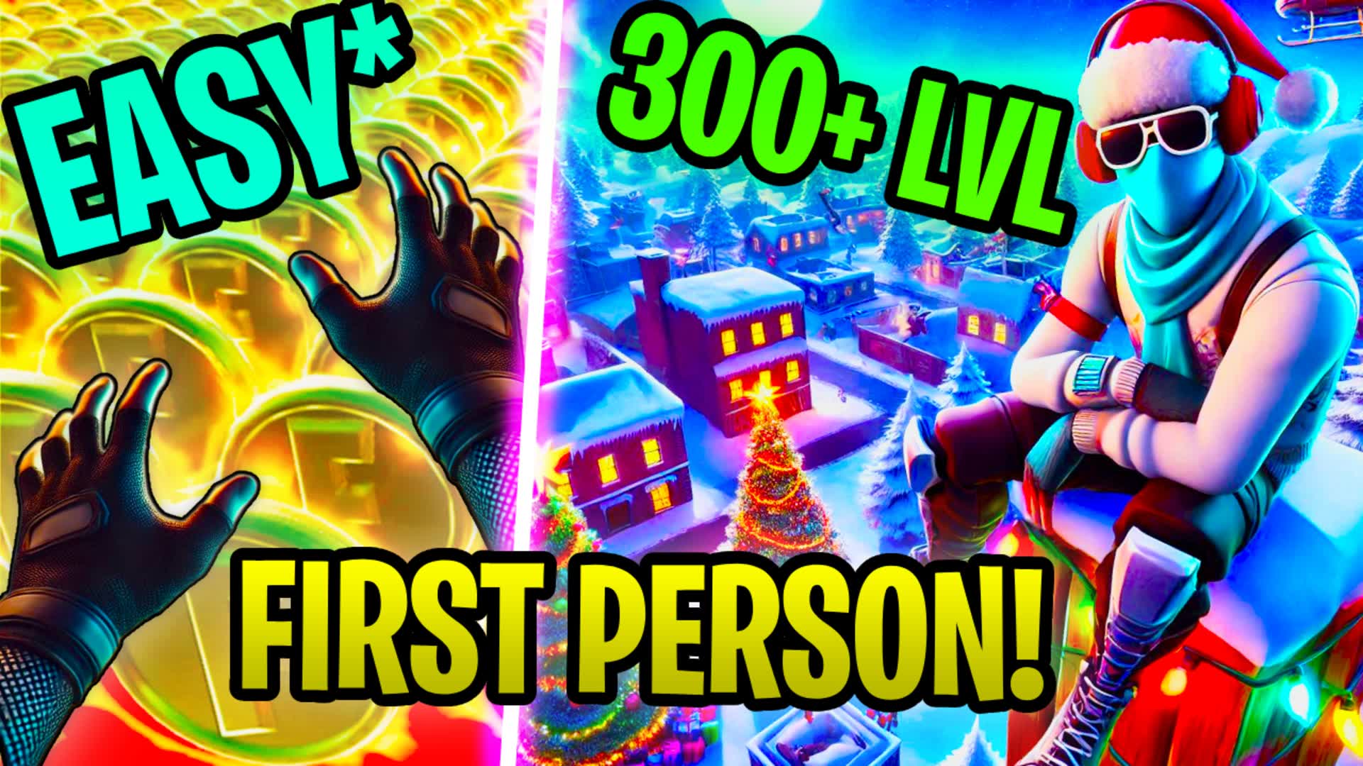 First Person Christmas Parkour 300+