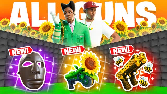 THE CREATOR MEGA 1V1🐝EVERY GUN🌻