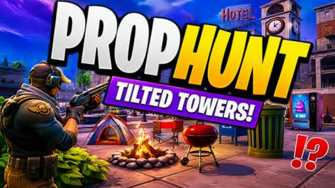 Prop hunt Tilted towers