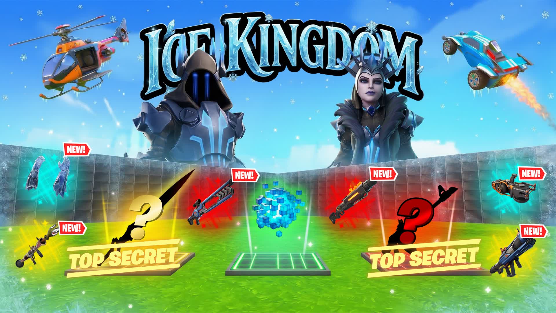 メガ1v1 | すべての武器アイスキングダム