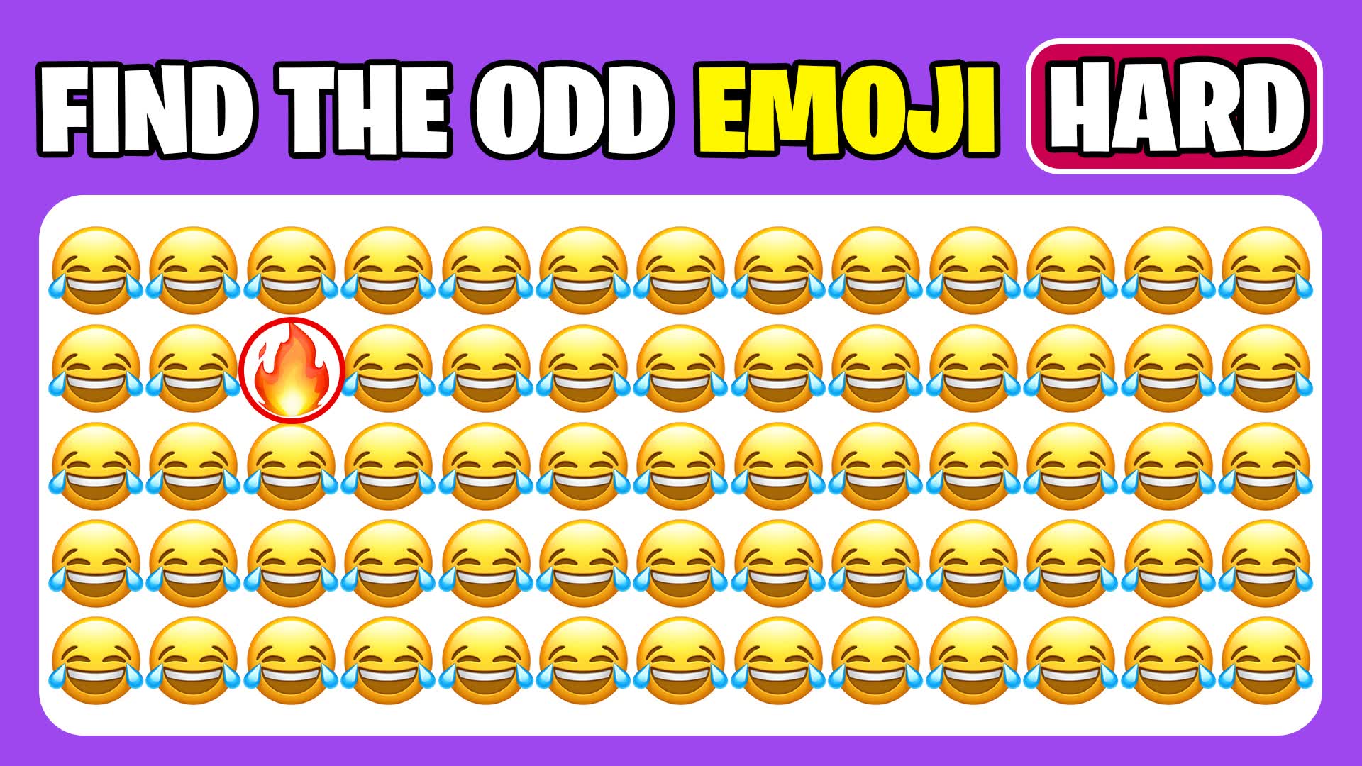 FIND THE ODD EMOJI QUIZ 🤩