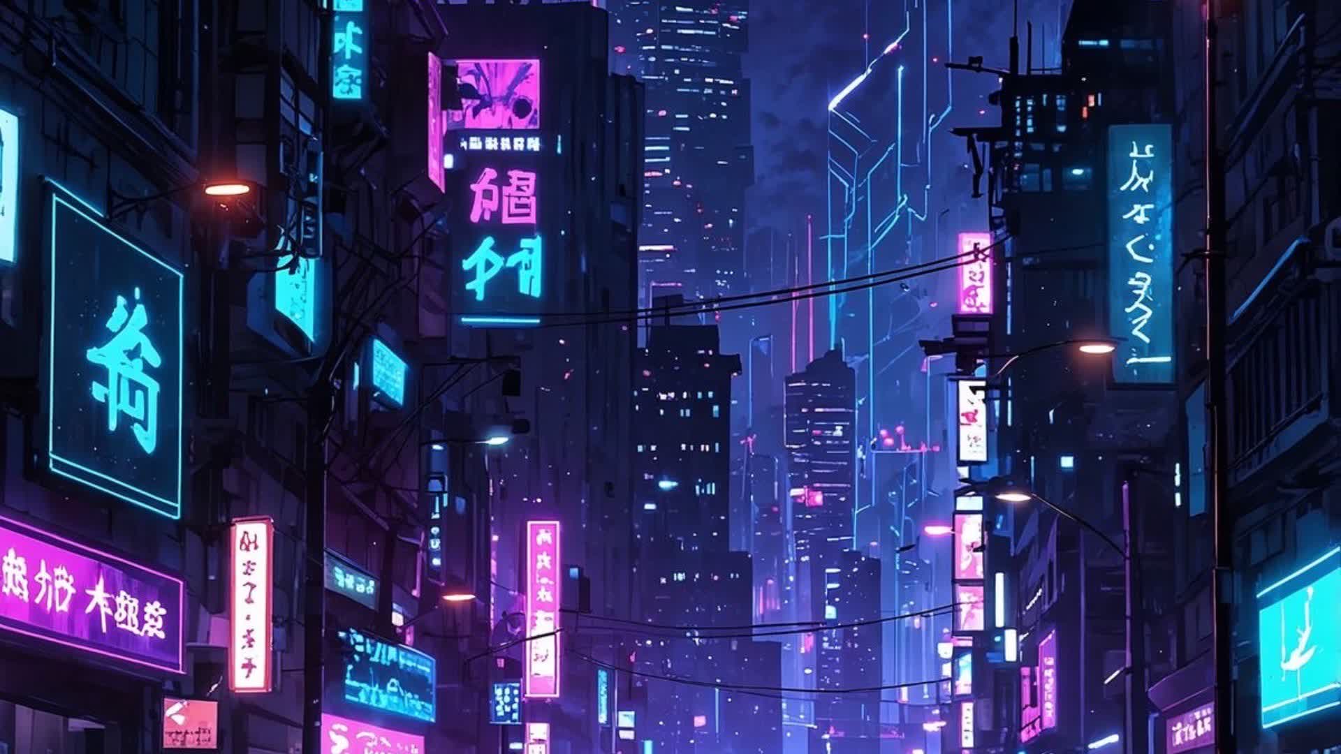 Cyberpunk city