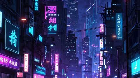 Cyberpunk city
