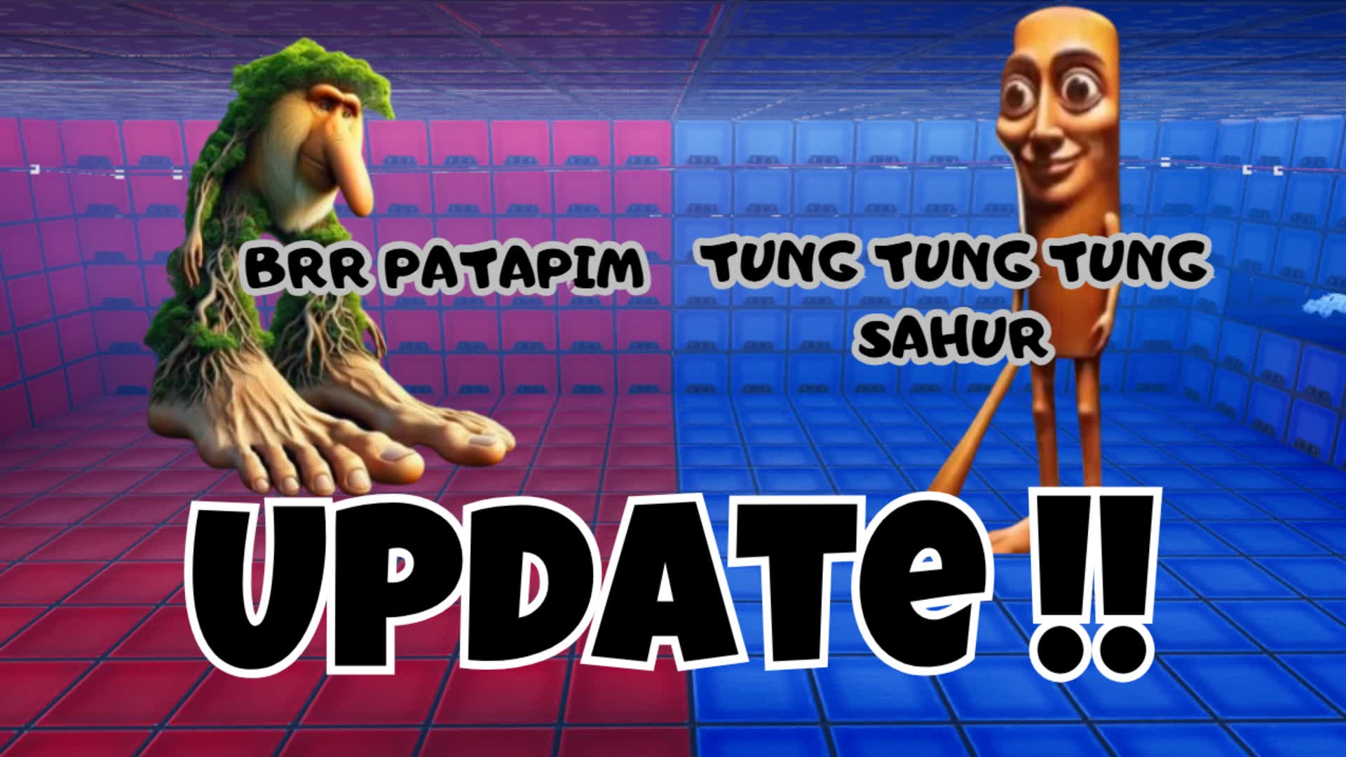 TUNG VS BRR PATAPIM FIGHT 😲😲👿👿👽👻