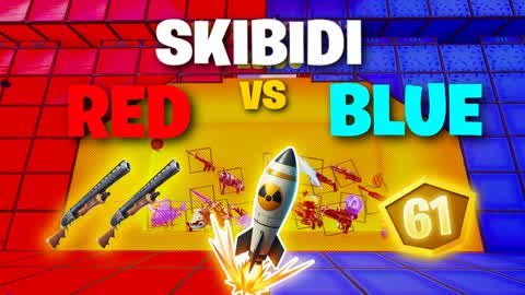 SKIBIDI red VS blue *NUKE* *QUESTS*