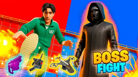 Frontman BOSS FIGHT Squid RED vs BLUE